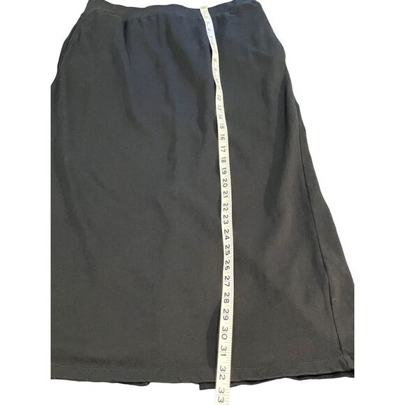 ZARA long black cotton pencil skirt - L - Picture 5 of 7